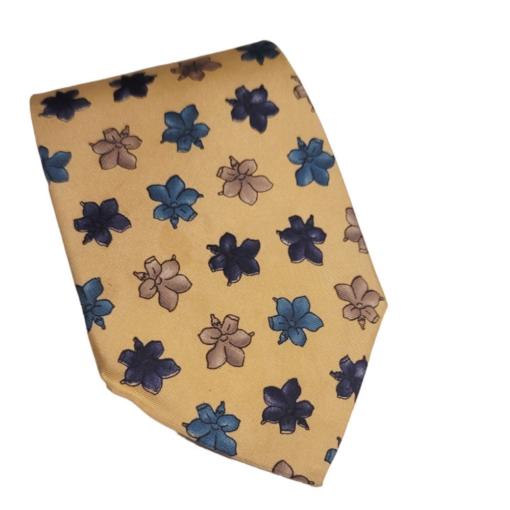 Men's Tie by Adolfo Couture 100% Silk Vintage 4" Wide